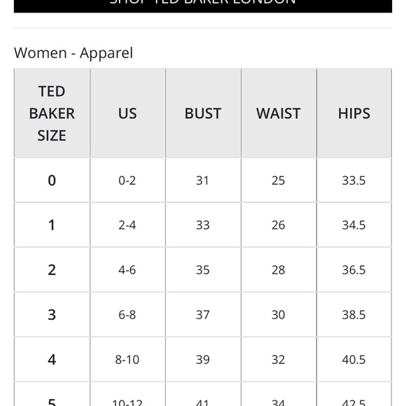 NWOT- Ted Baker Blue Floral Cold-Shoulder Dress Size 5 (10/12) - Picture 12 of 12